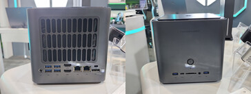 The front and back of the mini PC (Image source: Thunderobot)