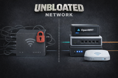 Provider router vs. OpenWRT network