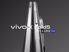 The X Fold5 will be thinner and lighter than the X Fold3, albeit only marginally. (Image source: Vivo)