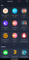 A screenshot of the 3x3 app grid. (Image source: Zepp Health via Discord)