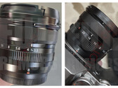 Leaked images of the Fujinon XF8mm f/3.5 R WR lens reveal a compact size and manual aperture ring. (Image source: Fuji Rumors)