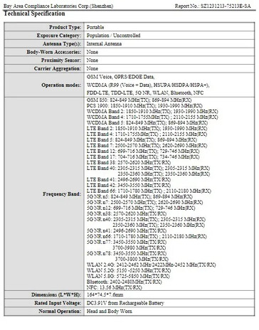 The Infinix "GT 20 Pro" shows up on the FCC website. (Source: FCC via MySmartPrice)