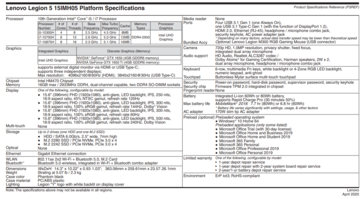 Lenovo Legion 5 15IMH05 with Comet Lake-H - Specifications. (Source: Lenovo)