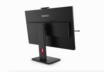 Rear view of the new Lenovo ThinkVision T32UD monitor.