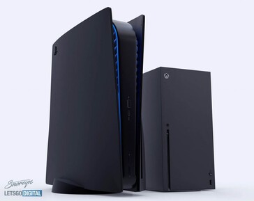 PS5/XSX size comparison. (Image source: LetsGoDigital)