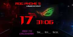The ROG Phone 5 will launch soon. (Source: Asus)
