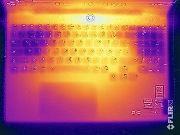 Stress test surface temperatures (top)