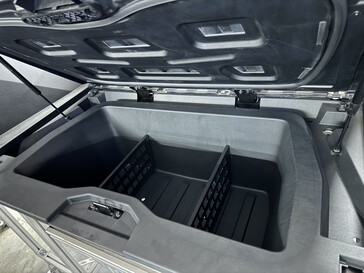 Tesla Cybertruck bed storage size