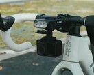A look at the new bike light, shown here without an attached cycling computer.