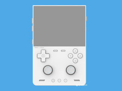 An alleged look at the next TrimUI Brick. (Image source: via Retro Gaming With Deadfred)