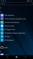 HP Elite x3: HP apps