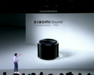Xiaomi's CEO and the new Sound speaker. (Source: Xiaomi)
