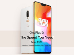 OnePlus 6 now available in white, WiFi calling mysteriously absent in some European regions (Source: OnePlus)