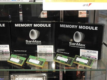 8 GB / 32 GB modules for laptops and mini PCs (Image Source: GDM)
