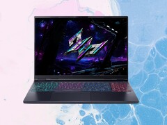 Acer Predator Helios Neo 16S AI gaming laptop weighs 2.3 kg or 5.07 lbs. (Image source: Acer, Unsplash, edited)