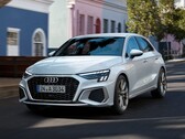 A render picture released by Motor1 imagines the exterior of a possible e-tron model of the Audi A3 (Image: Audi)