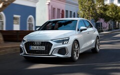 A render picture released by Motor1 imagines the exterior of a possible e-tron model of the Audi A3 (Image: Audi)