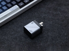 The new 45 W GaN charger from Black Shark costs around $12 in China. Pictured: the charging brick. (Image source: Black Shark)
