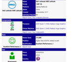The 'Raven Ridge' powered Dell Latitude 5495 is seen in SiSoft Sandra's listings. (Source: SiSoft Sandra)