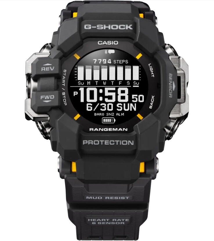 The Casio G-Shock GPR-H1000 watch. (Image source: Casio)