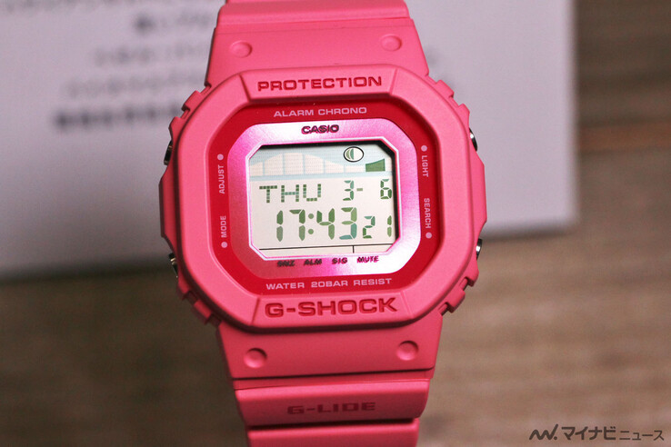 The Casio G-Shock G-Lide GLX-S5610-4 watch. (Image source: Mynavi News)