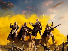 A group of soldiers in Helldivers 2. (Image Source: Arrowhead) 