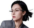 The smart glasses weigh as low as 26.5 grams. Pictured: a promo picture showing one of the frame options of the wearables.