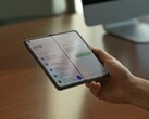 The Oppo Find N will be a lot smaller than the Galaxy Z Fold3. (Image source: Evan Blass)