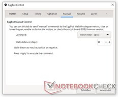 EggBot Manual control