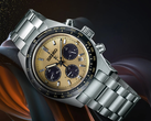 The Seiko Prospex Speedtimer SSC817P1 with a beige dial, pictured. (Image source: Seiko)
