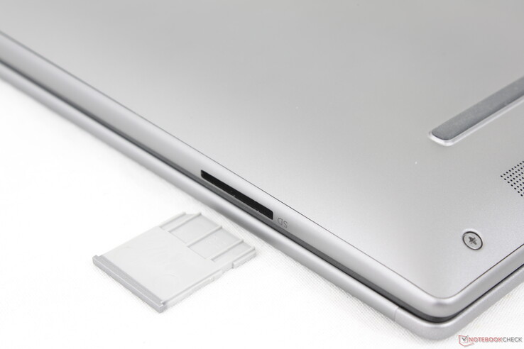Spring-loaded SD card reader