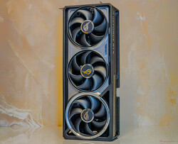 The ROG Astral RTX 5080 OC uses a quad-axial fan cooling system