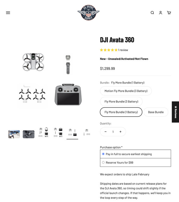 (Image source: US Drone Supply)