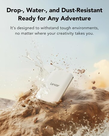 The model is designed for durability (Image source: Lexar)