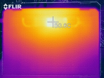 Heat distribution under load (bottom)