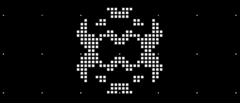 The Phone (3)&#039;s new Glyph Matrix interface. (Image source: Nothing)