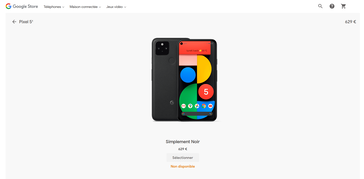 The Pixel 5 is out of stock in a number of countries. (Source: Google)