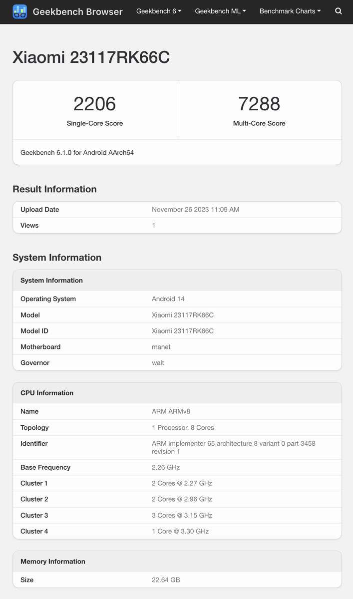 Xiaomi Redmi K70 Pro surfaces before November 29 release running flagship  chipset with 24 GB RAM -  News