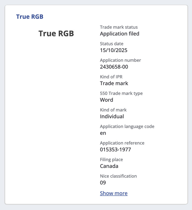 (Image source: via TM View)