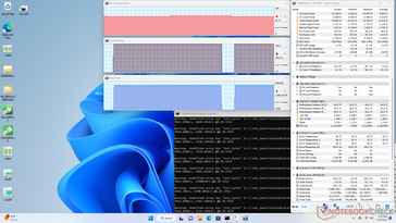 HWiNFO SSD when stressed. Note the stable temperatures and sequential read rates