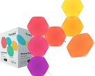 Nanoleaf 7-pack hexagons and triangles are 25 percent off this month just in time for the holiday shopping season (Image source: Amazon)