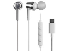 The Audio-Technica ATH-CKD30C USB-C earbuds come with a high-quality DAC and four eartip sizes.