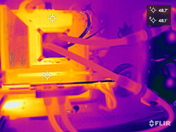 The Intel Core i9-12900K in the stress test