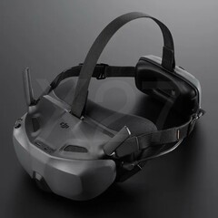 DJI&#039;s latest pair of FPV goggles are slated to debut before the end of the month. (Image source: @JasperEllens)