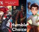 August Humble Choice bundle banner is shown (Image source: Humble Bundle with edits)
