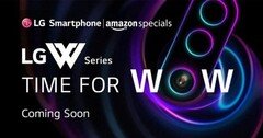 Part of LG&#039;s teaser campaign for the W series of phones. (Source: Amazon.in)