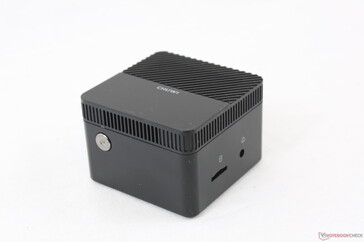 The mini PC is downright tiny at just 61 x 61 x 43 cm