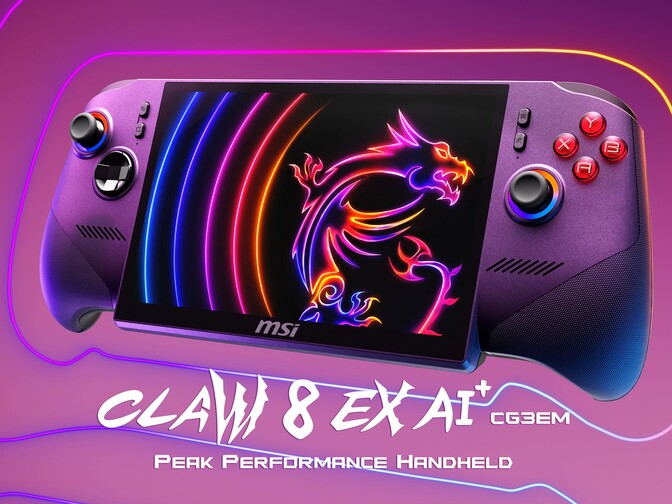 MSI unveils new Claw 8 handheld with Intel Arc G3 Extreme Panther