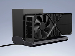 The DEG2 has both OCuLink and Thunderbolt 5. Pictured: the DEG1 eGPU dock. (Image source: Minisforum - edited)