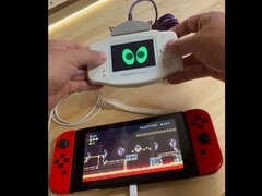 A modder using the Nintendo Game Boy Advance's Link Cable to use GBA as a controller for the Nintendo Switch
